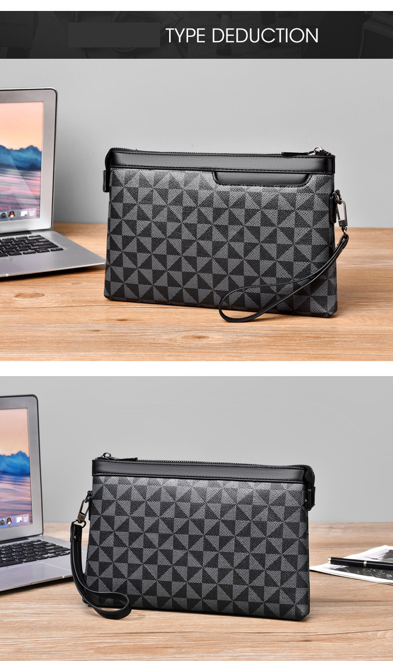 Men's Bags, Men's Clutch Bags, Men's Hand Bags, Wallets, Hand Grabbed Envelope Bags, Fashion Youth Bags_voghion.com