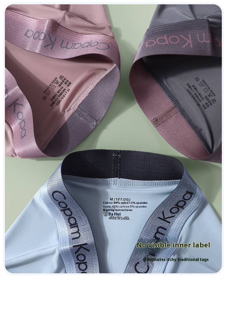 Intimo da donna senza cuciture, traspirante, in nylon e cotone, con tassello, antibatterico, invisibili, per lo sport e l'uso quotidiano (taglio a vita media, a triangolo e bikini)_voghion.com