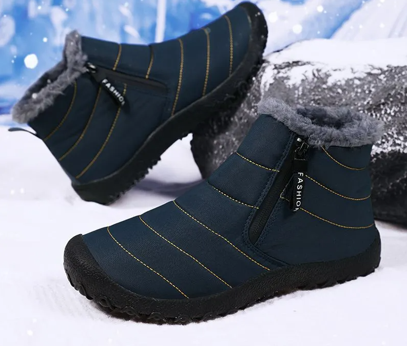 Neu Männer Mit High Top Outdoor Wasserdicht, Anti-rutsch Verschleiß-beständig Herbst Und Winter Frauen Warme Baumwolle Schuhe_voghion.com
