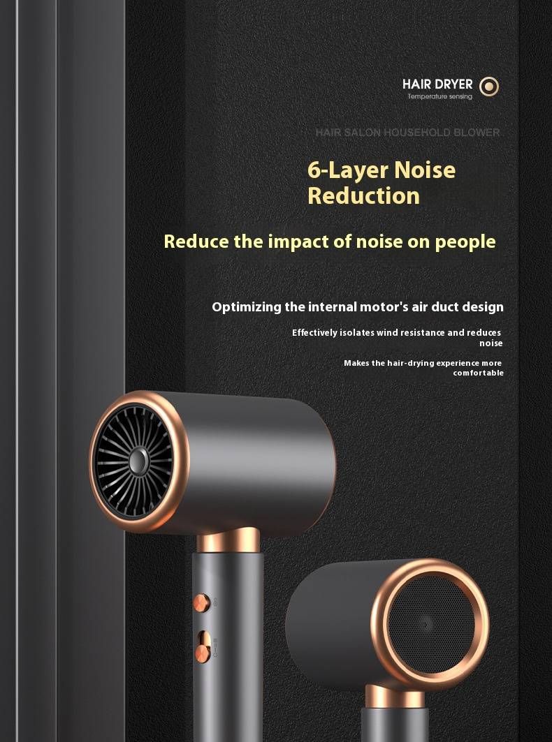Asciugacapelli professionale da 2400 W con tecnologia a ioni negativi, 3 impostazioni di velocità e aria calda/fredda per uno styling di qualità professionale a casa._voghion.com