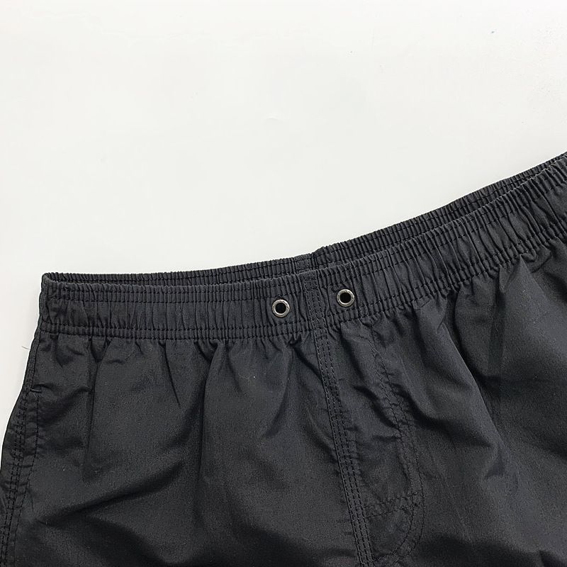 Polyesterfaser Herren Vierviertel Fünfviertel Schnelltrocknende Schwimmshorts mit Innenfutter Sport Strandshorts_voghion.com