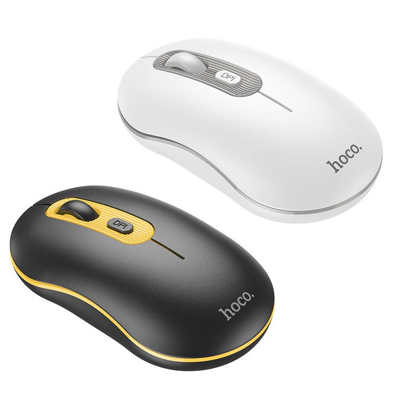 Nuevo mouse inalámbrico para computadora portátil de oficina HOCO Haoku GM21 de 2.4G con botones 4D_voghion.com