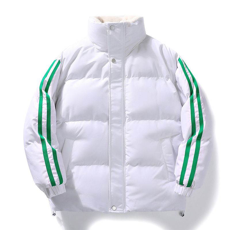 for Men New Simple Versatile Puffer Couple's Coat Winter Loose Plus Size Cotton Jacket Men's Clothing_voghion.com