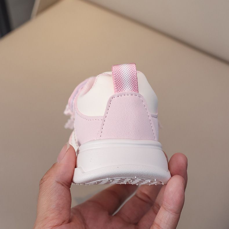 SHLIANG Mädchen Prinzessin Schuhe Rosa Niedliche Turnschuhe Schleife Weiche Sohle Kleinkind Schuhe Mode Bequeme Alltagskleidung Kinderschuhe Y0680_voghion.com