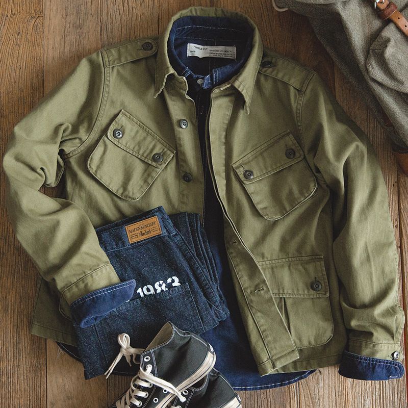 CT 2025 American Style Washed Work für Herren, Herbstdesign Trendy Brand Multi-Pocket Casual Jacket_voghion.com