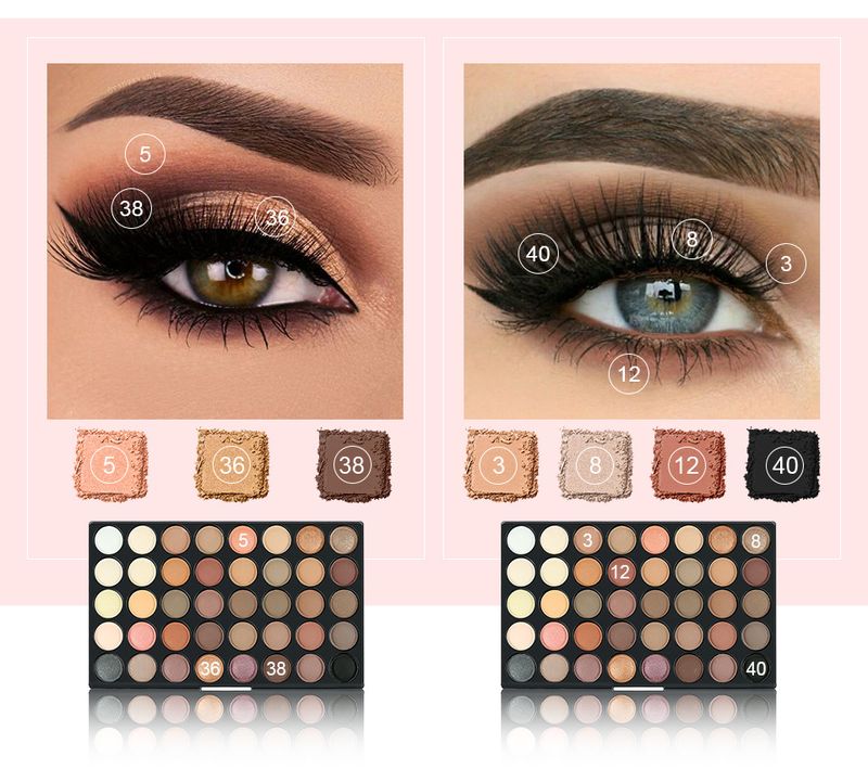 Make-up-Sets Exklusive Lidschattenpalette mit 120 Perlglanzfarben, 10 Make-up-Pinsel, Foundation-Pinsel, Beauty-Tools_voghion.com