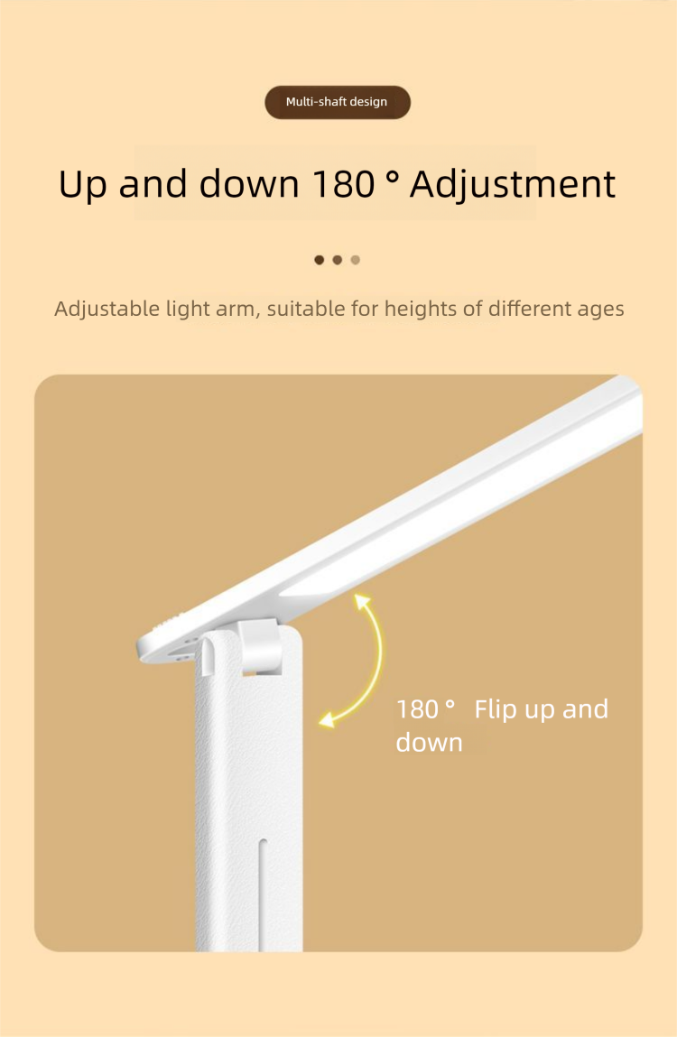 LED Eye Protection Small Desk Lamp For Studying, Vision Protection, Student Dormitory, Homework Writing, Ultra Bright,_voghion.com