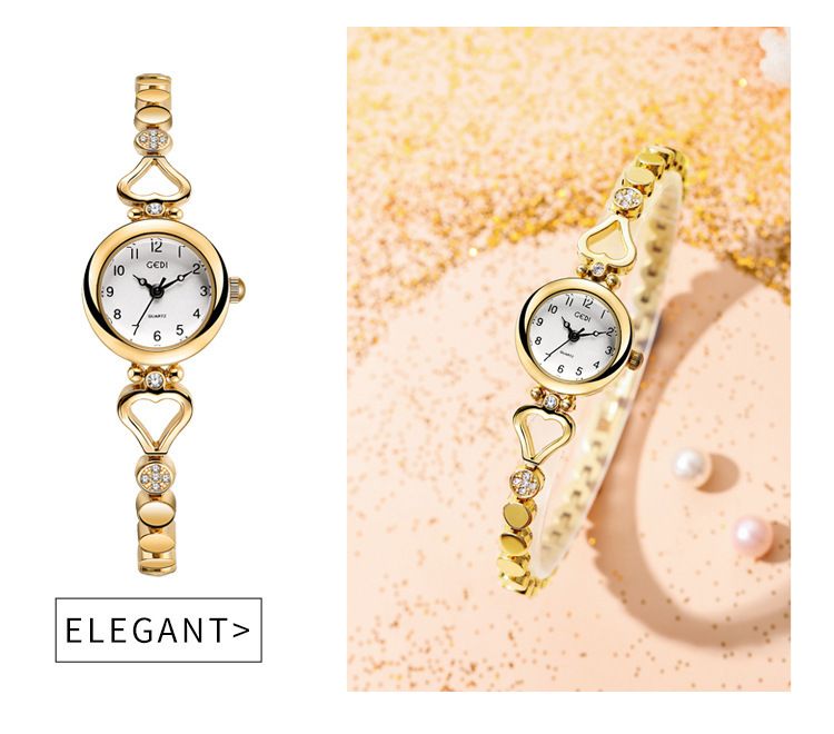 Women's Watches Exquisite Alloy Women's Watch Small And High-end Quartz Watch Women's Waterproof Light Luxury Bracelet Watch_voghion.com