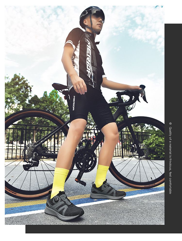 2024 Professional Cycling New Model Non-Locking Men's Mountain Lock Hard Sole Breathable Road Bike Bicycle Shoes_voghion.com