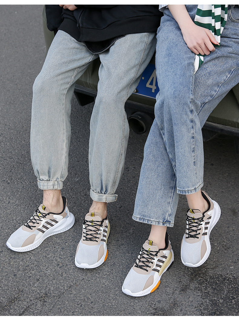 Scarpe casual traspiranti per coppie primaverili 2023, scarpe sportive rialzate per uomini e donne F_voghion.com