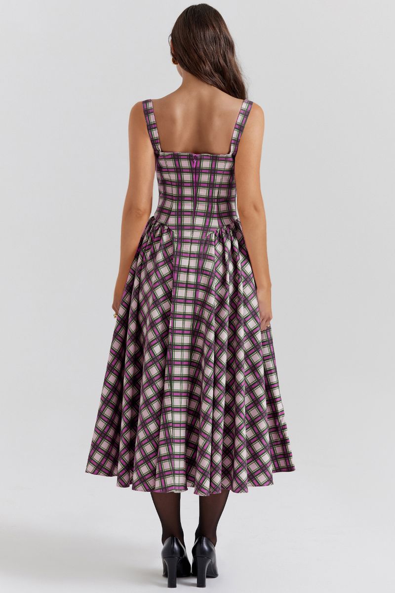Gonna Nuova Gonna Lunga Francese Retro Stile Palazzo Dopamina Indossare Abito Con Bretelle Per Le Donne_voghion.com