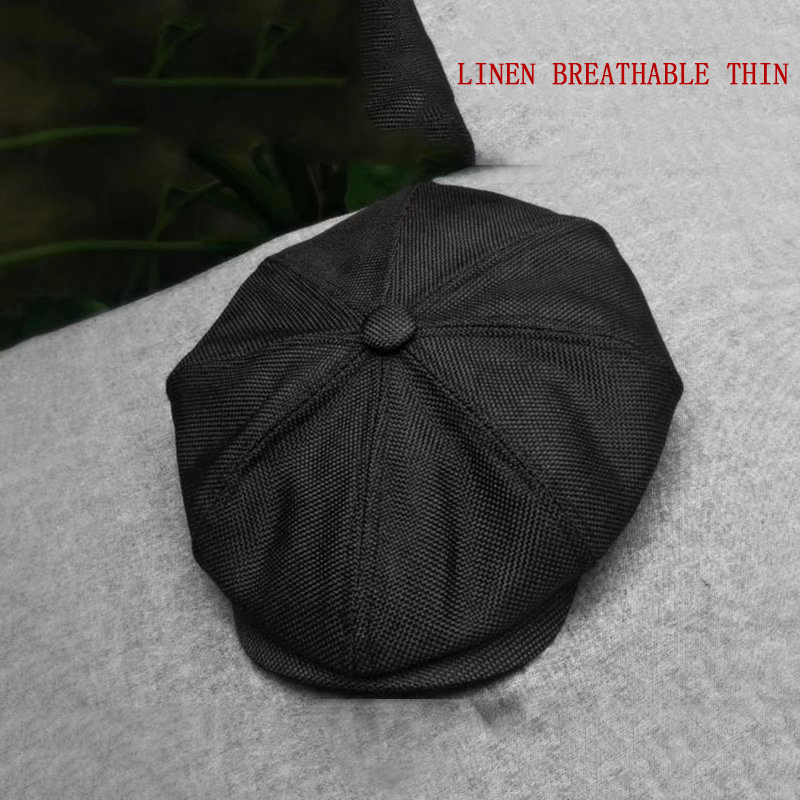 Wool Newsboy Cap Men Grey Herringbone Flat Caps Women Men British Painters Hat Soft Autumn Winter Hats Octagonal Cap_voghion.com