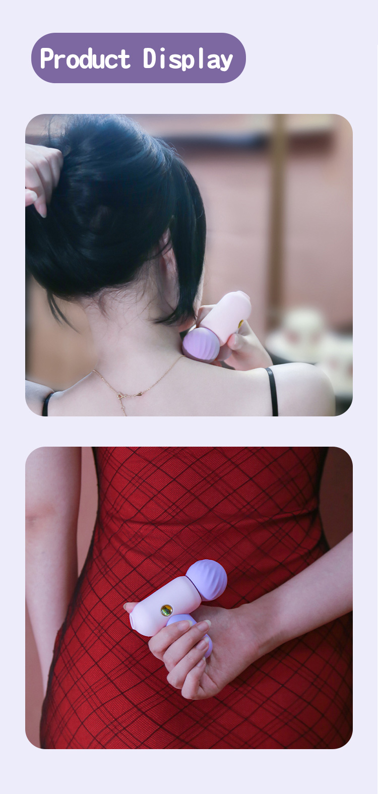 Saugen Av 2in1 Zauberstab Vibrator Für Frauen Dual Head Nippel Klitoris Stimulator Silikon Protable Massagegerät Ad_voghion.com