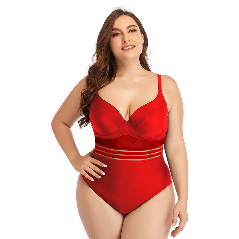 Maillot de bain une pièce sexy en maille, dos nu, amincissant, pour femmes_voghion.com