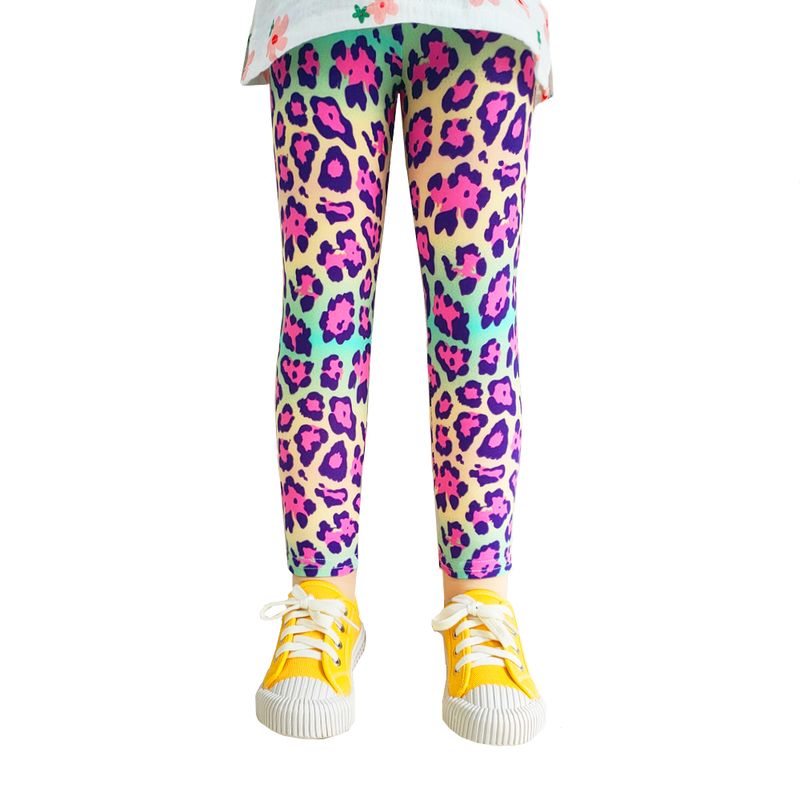 XUANMU Leggings doux pour filles Leggings imprimés pour filles Pantalons pour bébés et enfants Pantalons crayon élastiques skinny à fleurs XB007_voghion.com