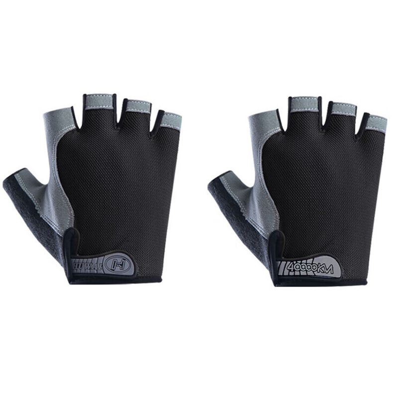 40,000 Kilometers Riding Half Finger Sports Fitness Outdoor Climbing Breathable Shock Absorption Anti Slip Sweat Gloves_voghion.com
