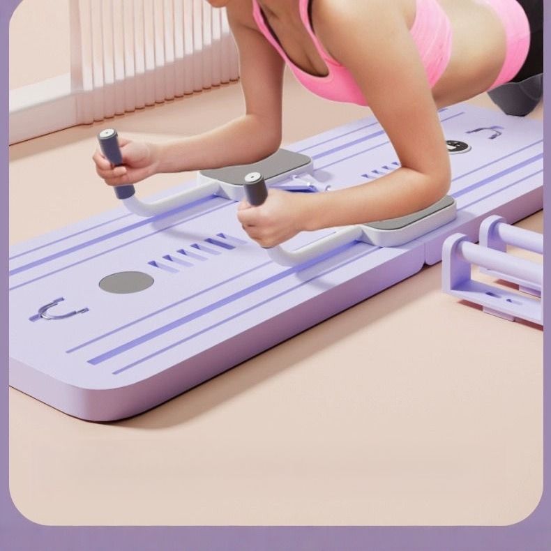 4-in-1-Radbrett, faltbar, automatischer Rückprall, Heimtraining, Bauchmuskelweste, Fitnessgerät_voghion.com