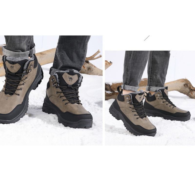 Cotton-Lined Boots Snow Boots Versatile_voghion.com