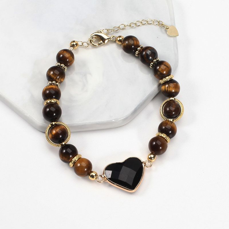 8 cm-es Eye Love Natural karkötő női egyszerű retró faroklánc állítható_voghion.com