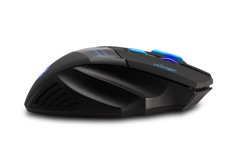 Mouse ottico da gioco wireless ZELOTES F-14 con LED blu_voghion.com