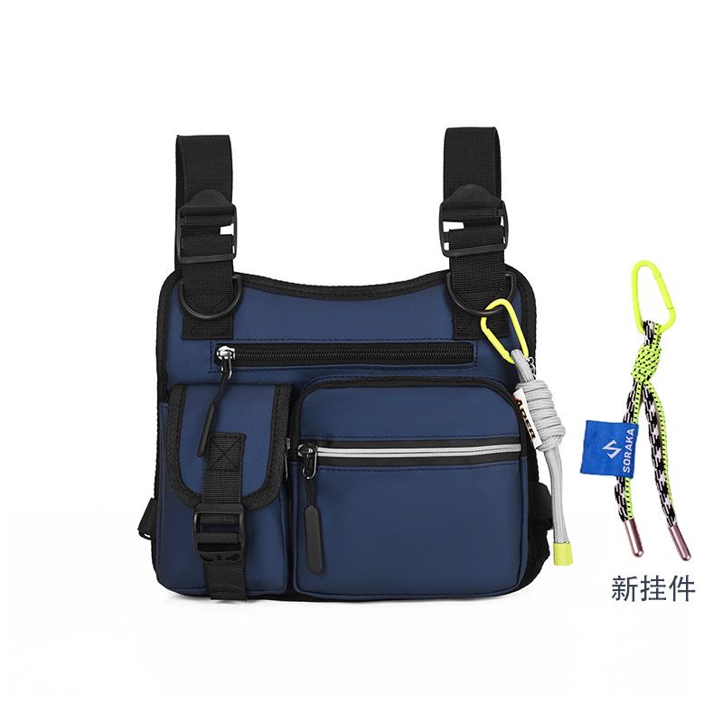 Coole Arbeitskleidung, funktionale Brust, personalisierte trendige Marke, reflektierende, tragbare Weste für Herren im Freien_voghion.com