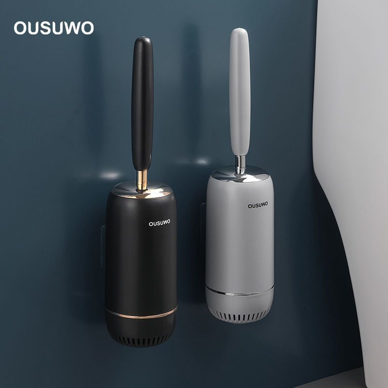 Scopino per WC in silicone stile hotel - Manico extra lungo | Qualità professionale
_voghion.com