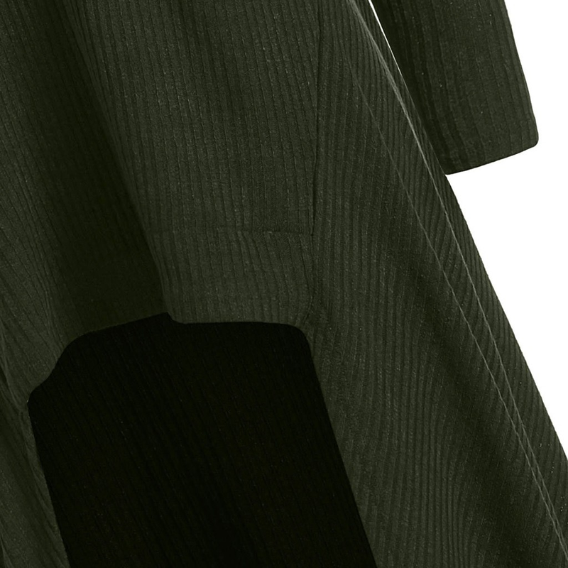 Felpe con cappuccio gotiche Mantello vintage da donna Creed con cappuccio con lo stesso mantello da combattimento Maglione ampio Cappotto medievale a mantello lungo_voghion.com