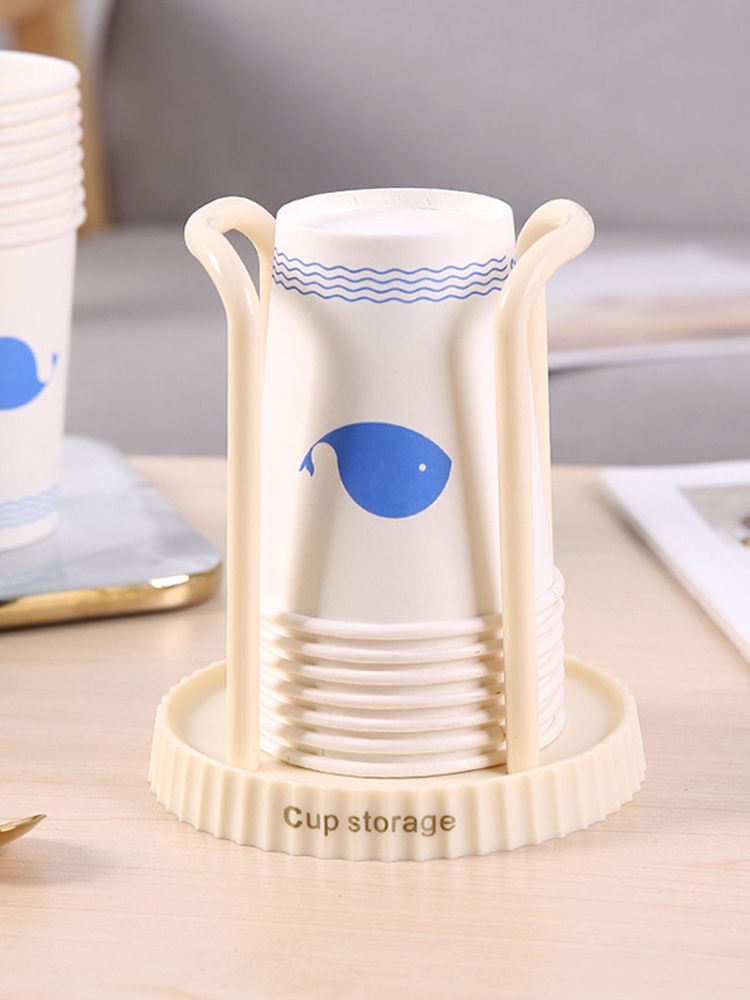Disposable Paper Cup Holder Rack, Desktop Storage Organizer For Living And Dining Room, Space Saving Cup Taker_voghion.com