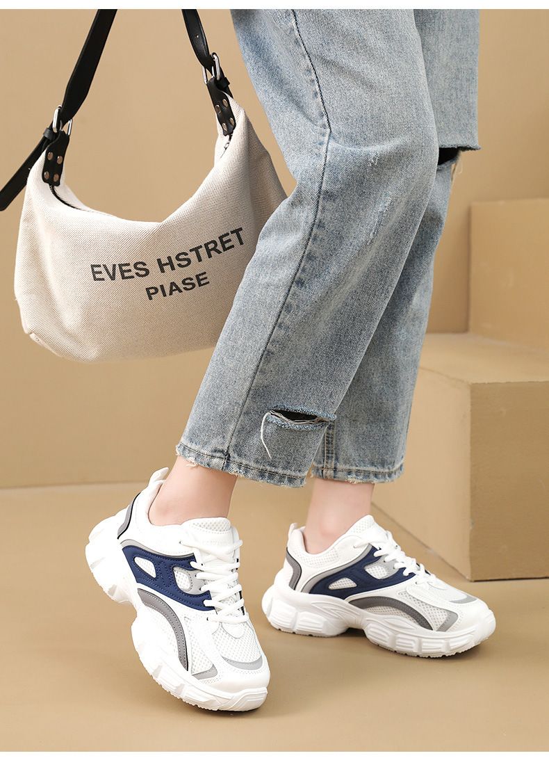Damenschuhe Papaschuhe Neue lässige Schuhe mit weichen Sohlen Fliegengewebte atmungsaktive Sportschuhe Damenmode Koreanische Version Ins_voghion.com