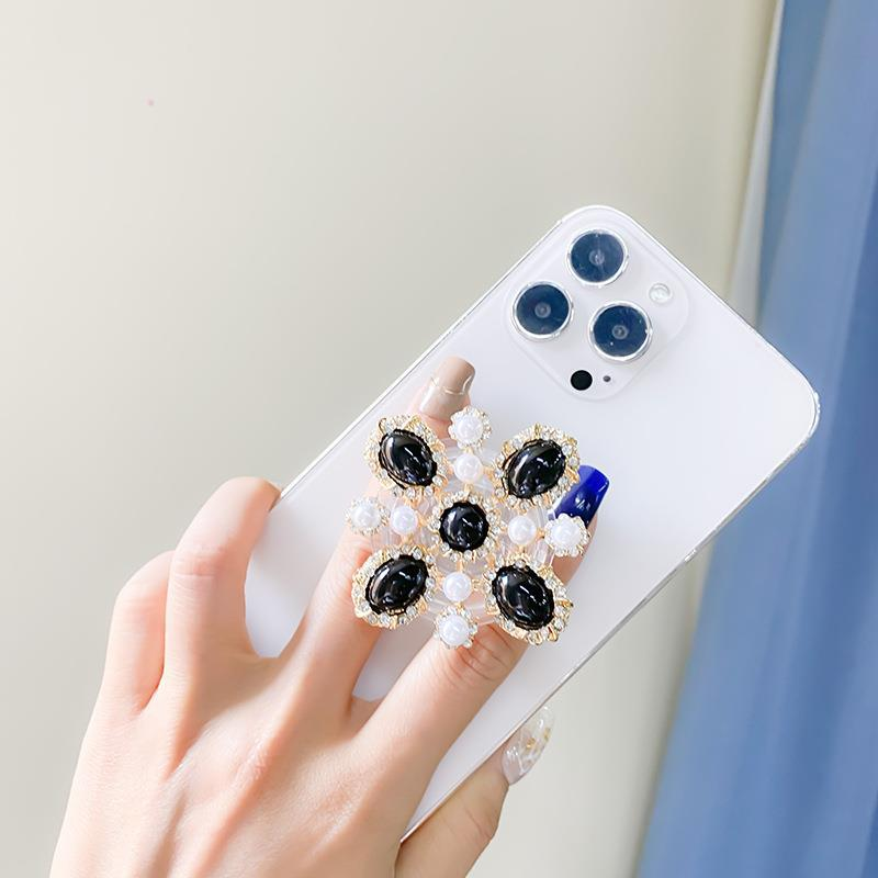 Rhinestone Instagram Phone Holder, Airbag Back Sticker, High-end Luxury Adhesive, Anti Smashing Face Ring, And Portable_voghion.com