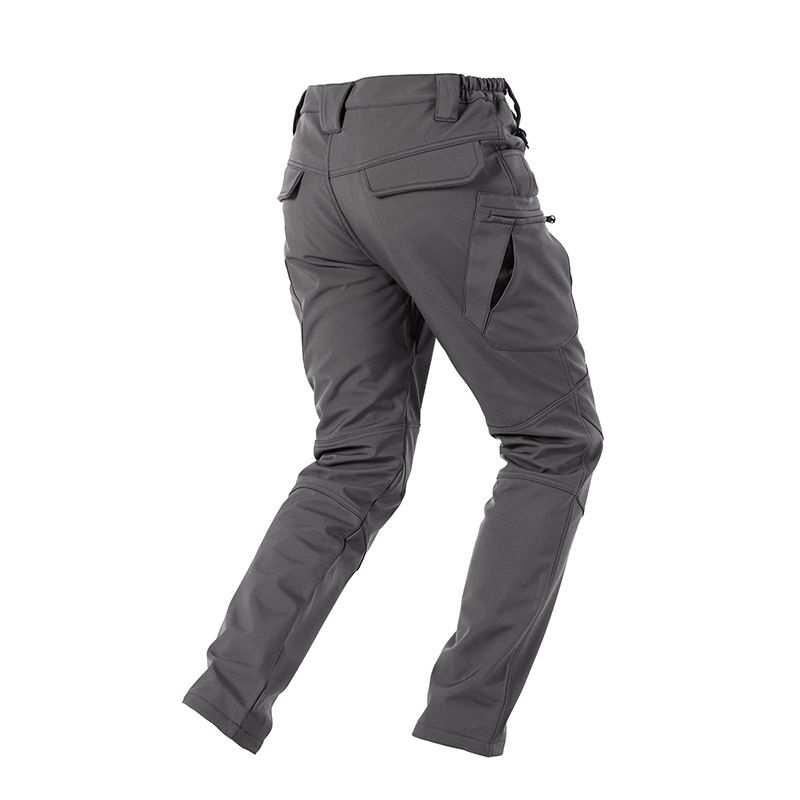 X8 Bird Outdoor Casual Men's Soft Shell Long Windproof Waterproof Warm Military Enthusiast Camping Multi-Pocket Pants_voghion.com