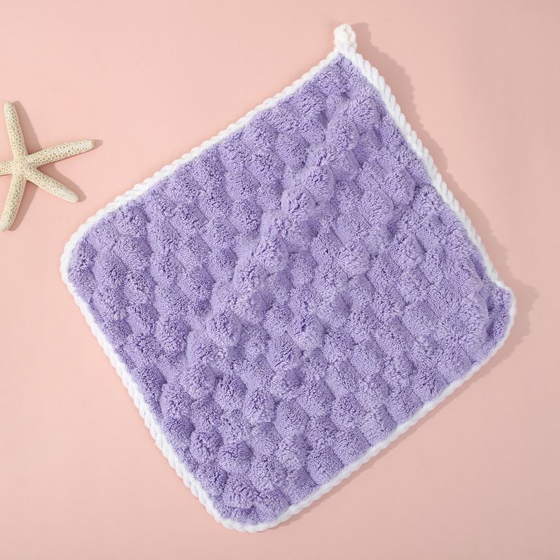 Premium microvezel handdoekenset met wolkenpatroon - Ultra-absorberende gezichts- en handdoeken met versterkte zoom voor badkamer, keuken en sportschool_voghion.com