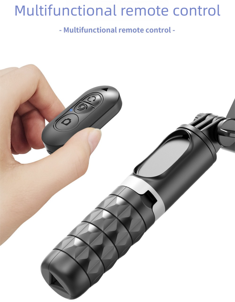 Stabilizzatore cardanico per telefono cellulare Tuoqi Q18 Selfie Stick Bluetooth Anti-Shake Follow-Up Shooting Stand Estensibile Live_voghion.com