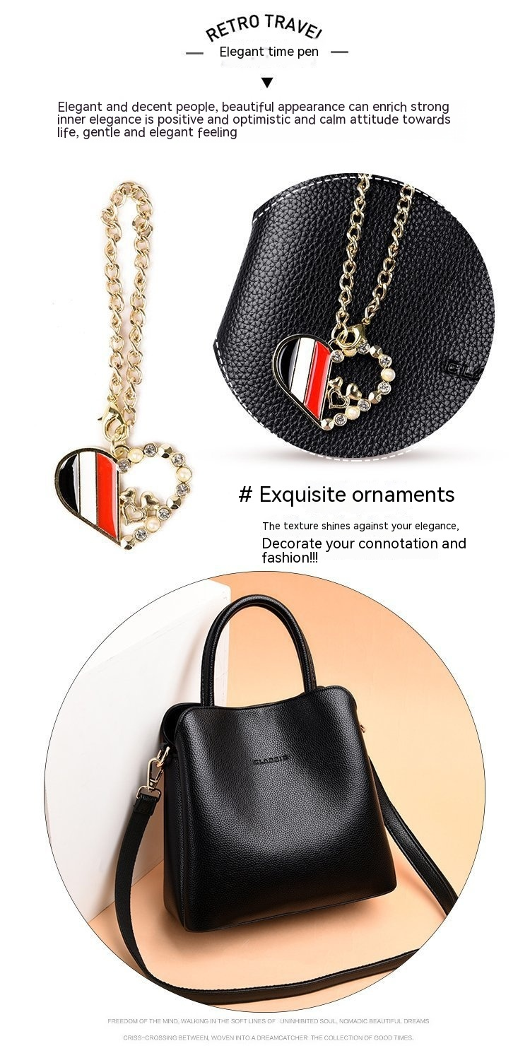 Soft Leather Bag for Women 2024 New Fashionable Handbag for Women with Large Capacity Multiple Compartments One Shoulder Versatile Crossbody Bag_voghion.com