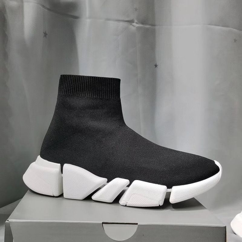 High Version 2.0Ss New Straight Comfortable Sock Knitted Fabric Unisex Couple Casual Sports Single Shoes_voghion.com