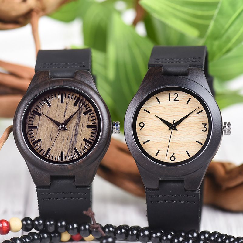 Ξύλινο ρολόι BOBO BIRD Ge018/19/25/26/28 Λογοτεχνικό νεανικό ρετρό ρολόι_voghion.com