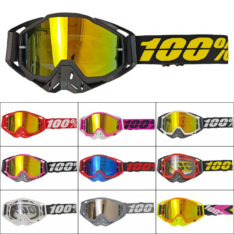 12,9 Yuan/Paar -100% Reitbrille, 100% Helm, Windschutzbrille, Motorrad-Offroad-Brille_voghion.com