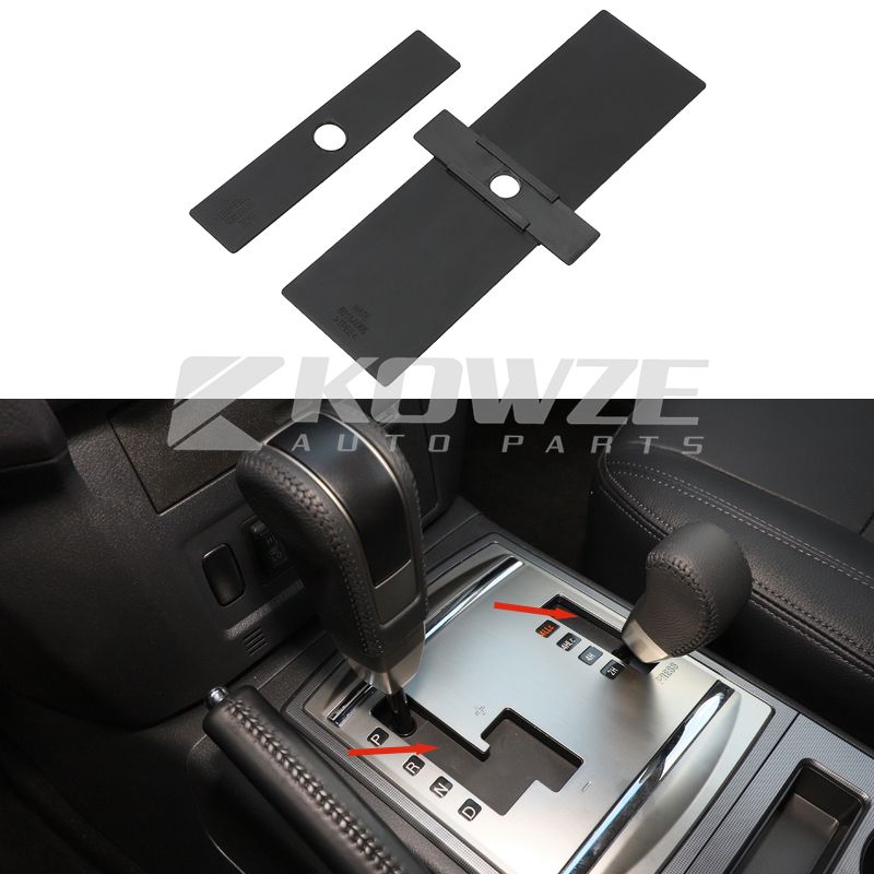 Un set/2 pezzi di rivestimento antipolvere del cambio, pannello della leva del cambio, striscia di rivestimento in gomma per Pero Montero V93 V97 V98 8015A066_voghion.com