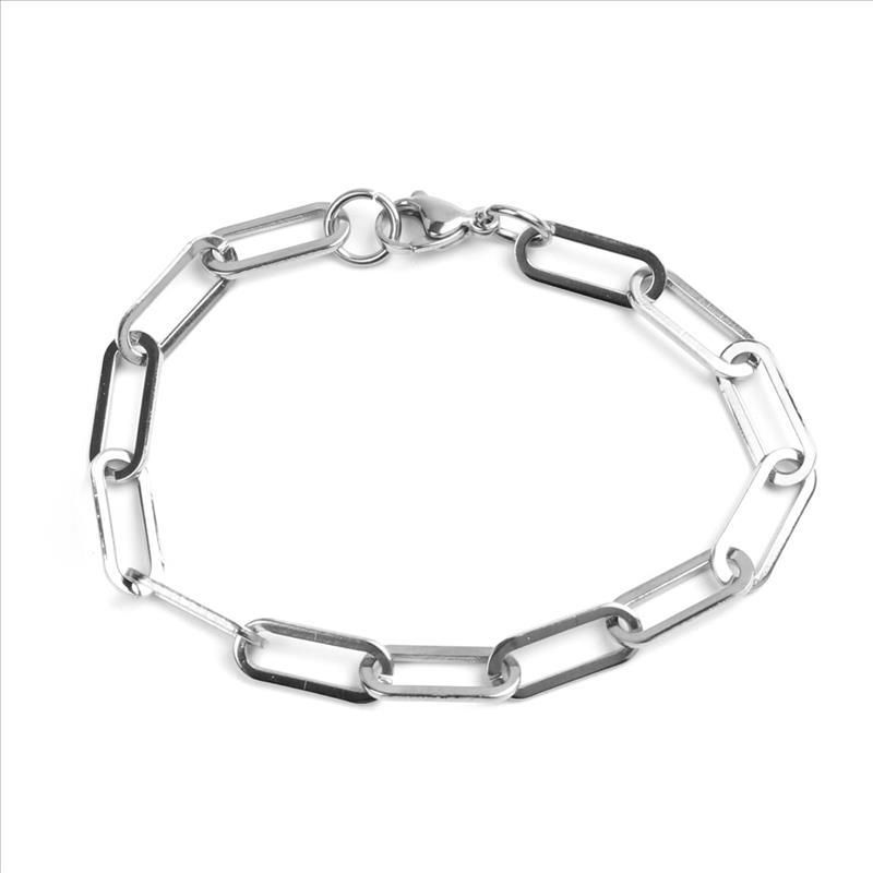 Fashion Hip-Hop Personality Simple Niche Minimalist Style Geometric Hollow Chain Bracelet_voghion.com