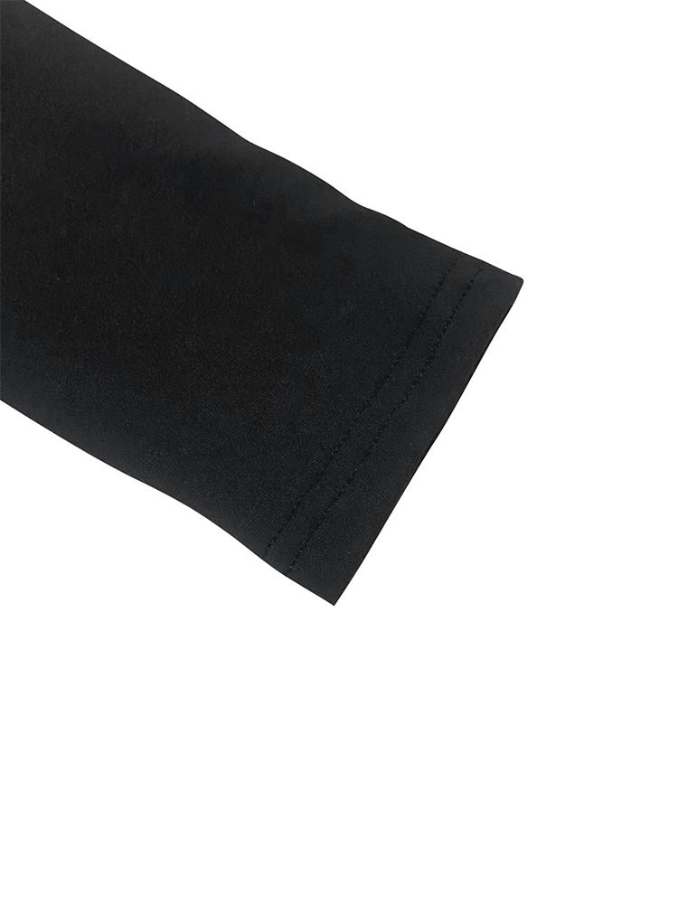 Nuovo abito plissettato a maniche lunghe lavorato a maglia, gonna lunga, elegante, sottile, versatile, alla moda_voghion.com
