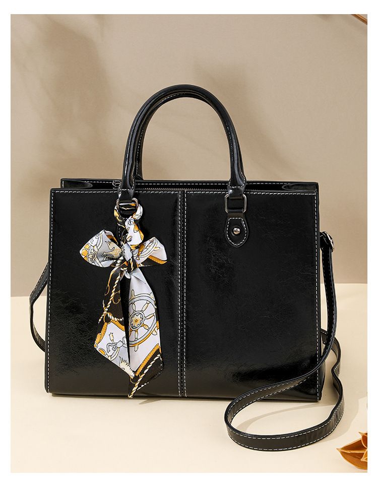 Damentaschen Mehrteilige Tasche Damen New Wax Damentasche Hand Held Schulter Crossbody Mutter und Kind Tasche_voghion.com