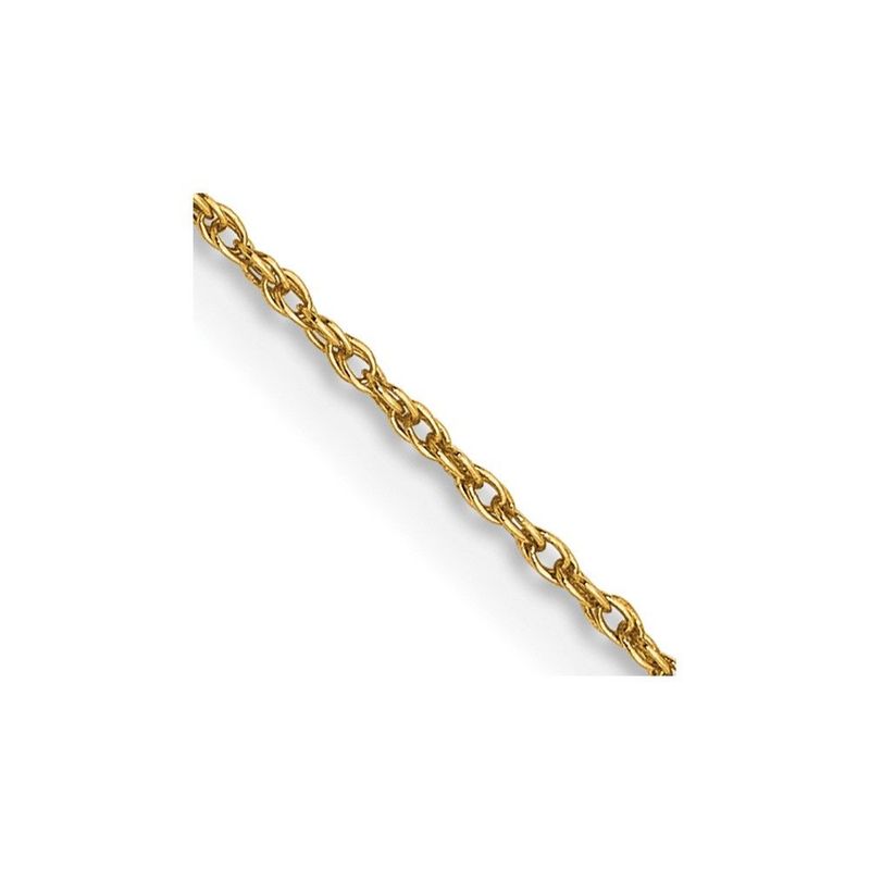 14K .8mm Loose Rope Chain Spring Ring Clasp_voghion.com
