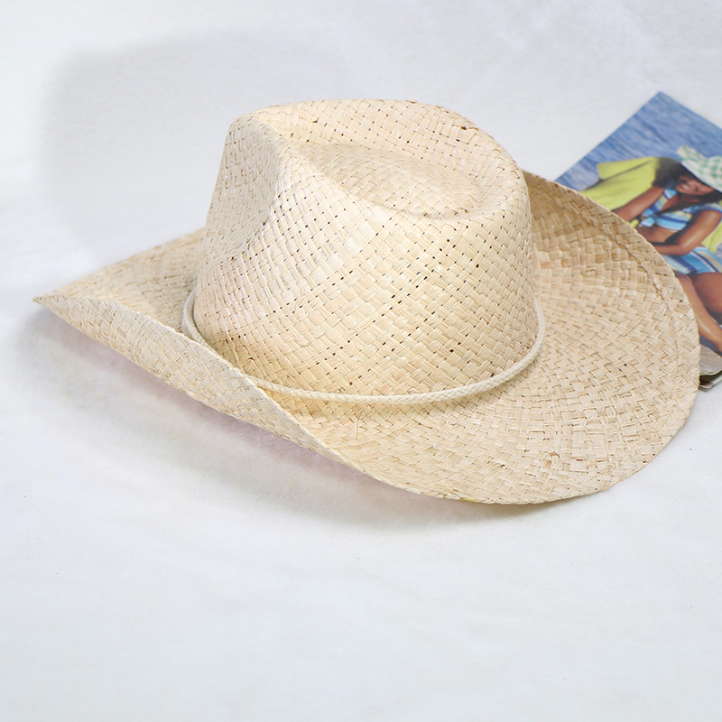 Laffia Hut Strohhut Cowboyhut Herrenhut Damenhut_voghion.com