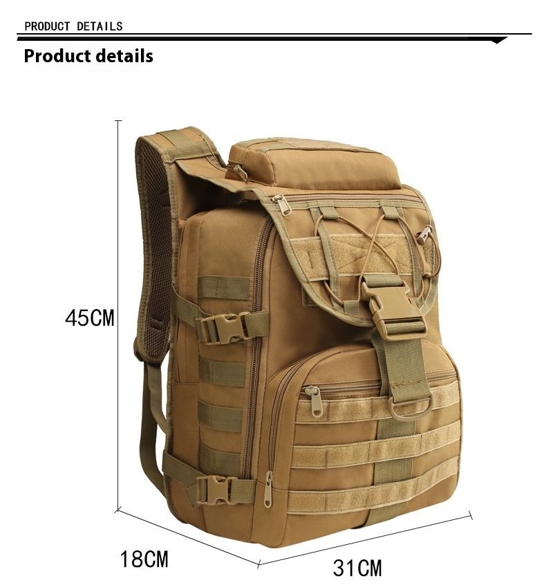 Nova mochila tática masculina X7 Swordfish Sports Travel Oxford Army Camo Outdoor Mountaineering_voghion.com