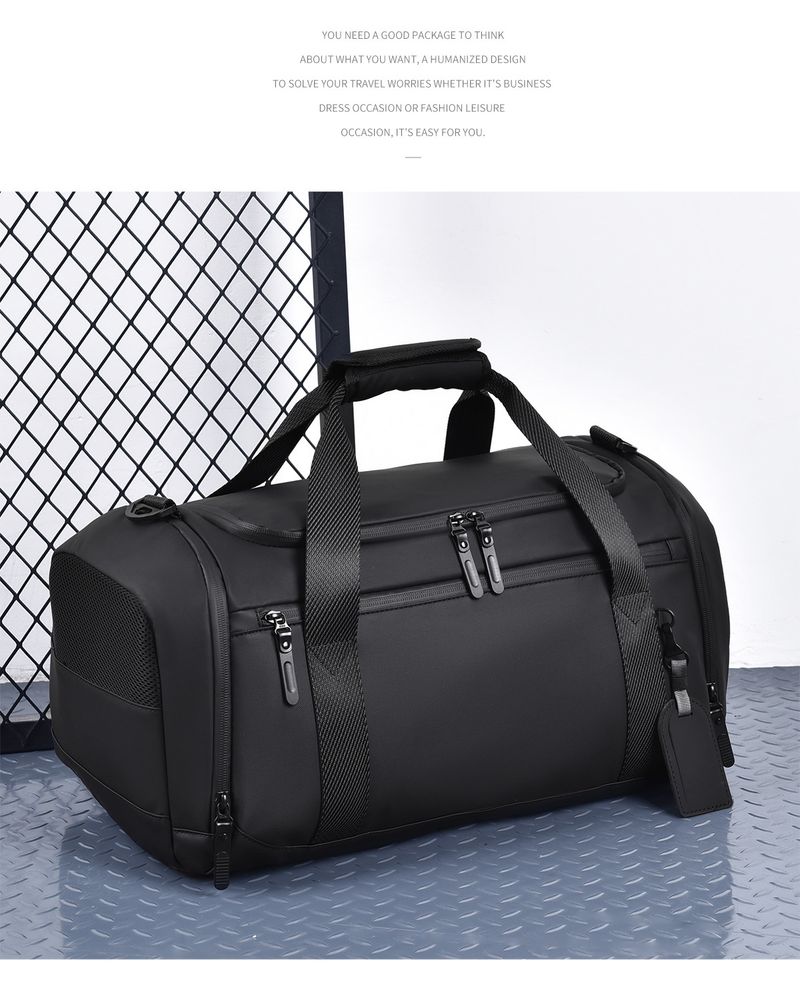 Elsenate Premium Sporttas voor Mannen & Vrouwen, Grote Reistas met Waterafstotende Oxfordstof voor zakelijk woon-werkverkeer_voghion.com