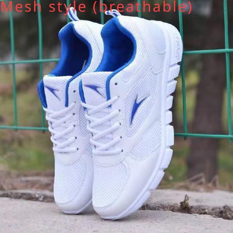 Baskets en cuir de printemps et d'automne, chaussures décontractées imperméables, chaussures de course blanches, chaussures à la mode pour étudiants, baskets blanches, chaussures unisexes, tennis_voghion.com