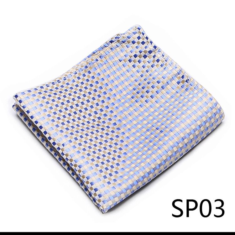 Heren Brits patroon effen kleur polyester zijden vierkante sjaal bruiloft pak zakdoek overhemd klaar op voorraad_voghion.com