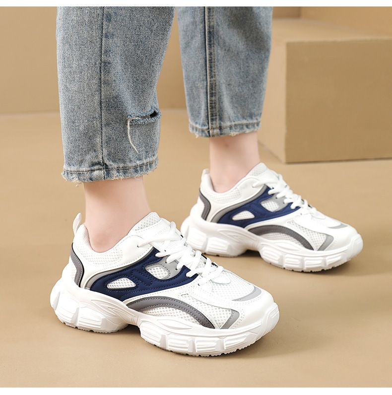 Damenschuhe Papaschuhe Neue lässige Schuhe mit weichen Sohlen Fliegengewebte atmungsaktive Sportschuhe Damenmode Koreanische Version Ins_voghion.com