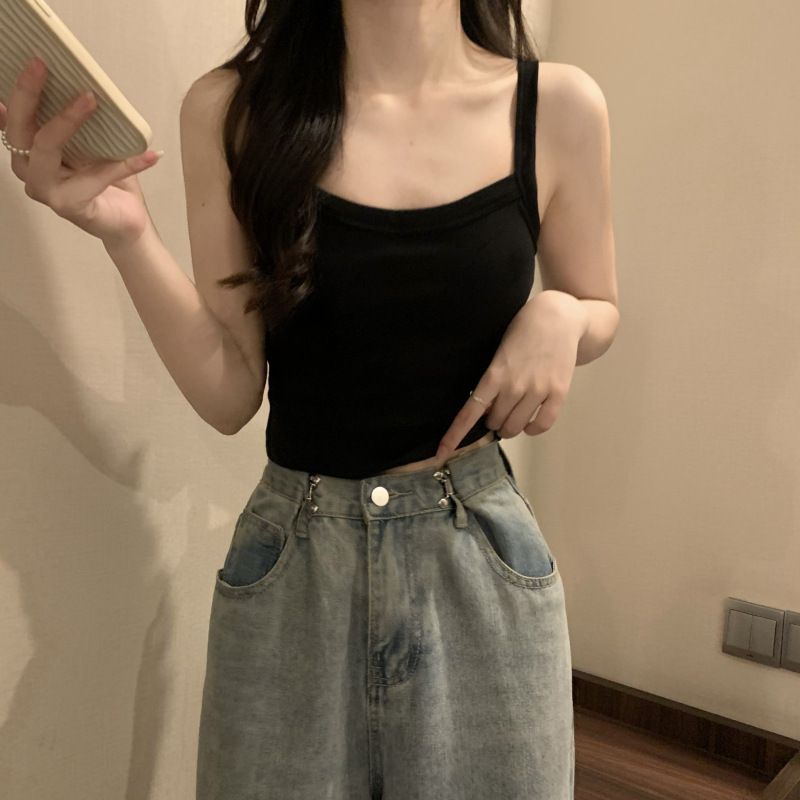 Tanktop, Unterwäsche, integrierter Blendschutz, schöner Rücken, atmungsaktives Brustpolster, einfach und lässig, atmungsaktiv, innen_voghion.com
