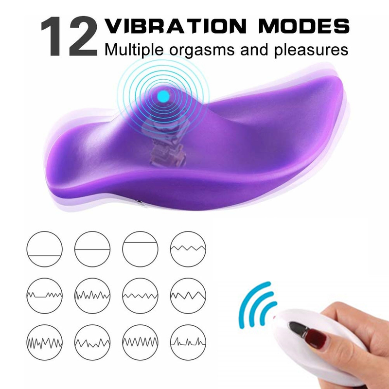 Wearable Panty Vibrator with Wireless Remote Control Panties Vibrating Eggs-Pelepas 12 Vibration Patterns Medical_voghion.com